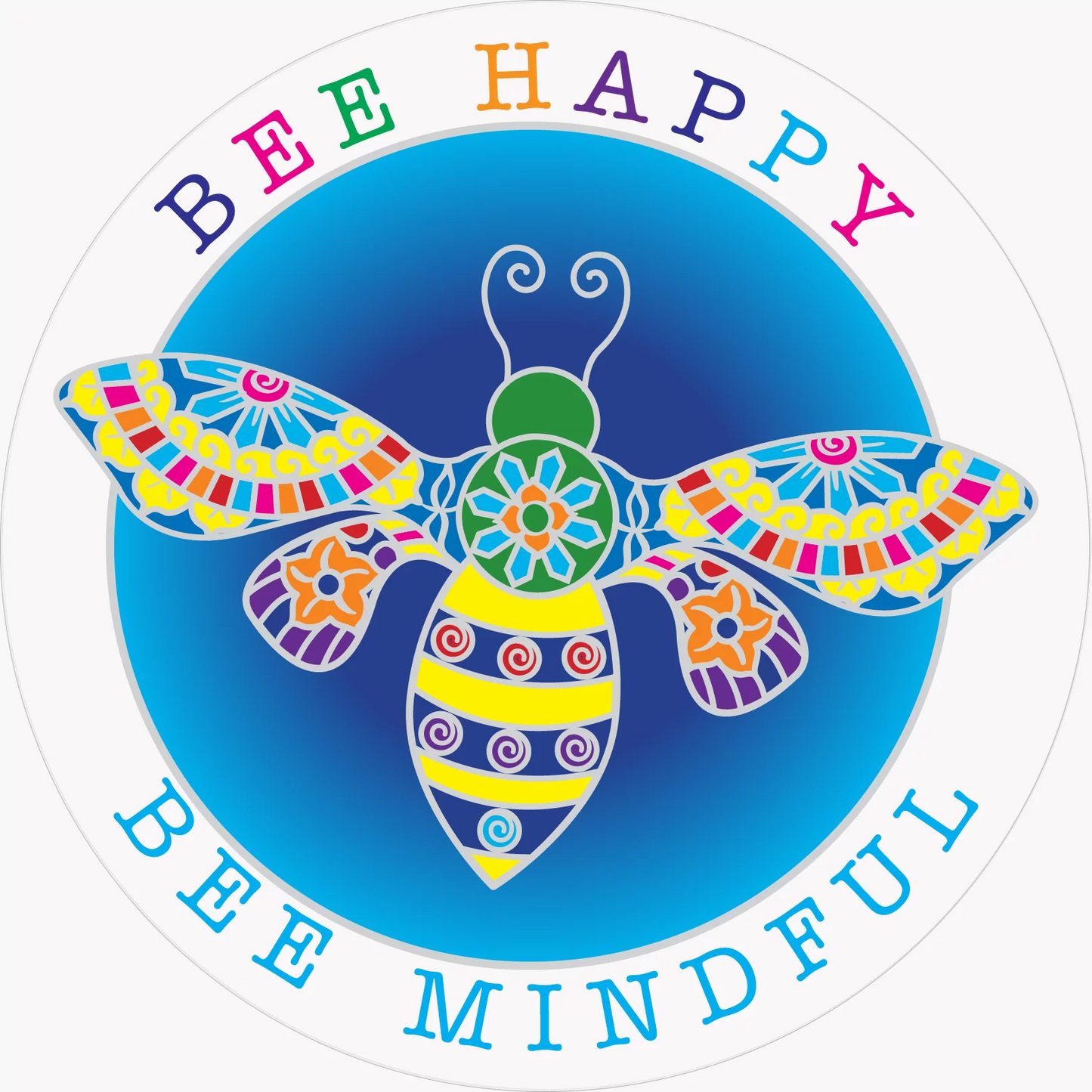 Bee Happy Mandala Sunseal