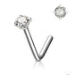 Pink Sterling Silver Stud