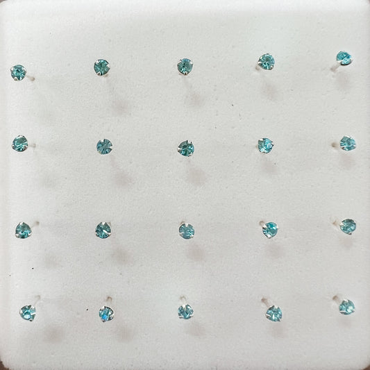 Bulk Buys Nose Stud Blue