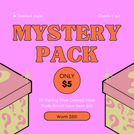 Mystery Nose Stud Pack 20pcs