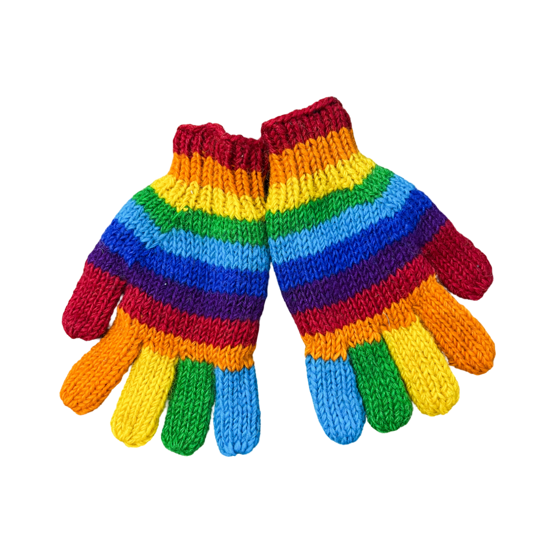 Rainbow Gloves