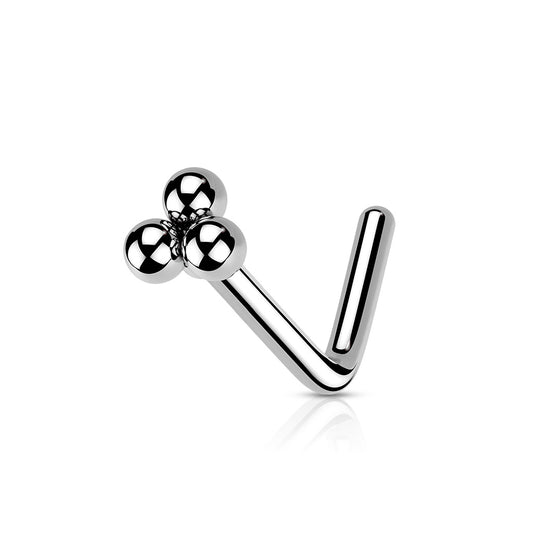 Tripple Ball Nose Stud