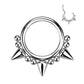 Spiked Septum Clicker Ring