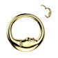 Sleepy Moon Clicker Ring Surgical Steel