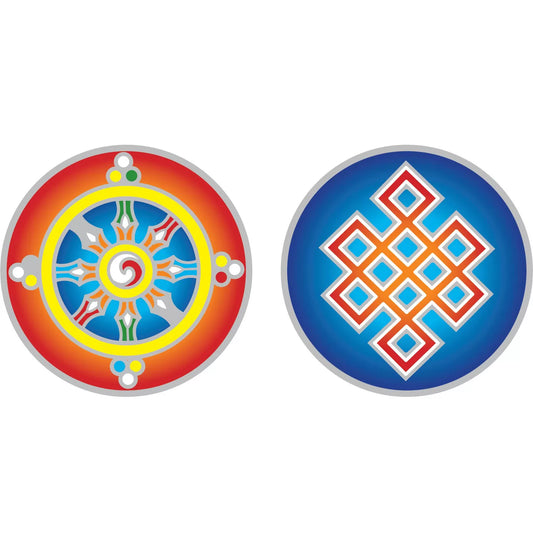 Dharma Wheel & Infinity Knot Sunlights