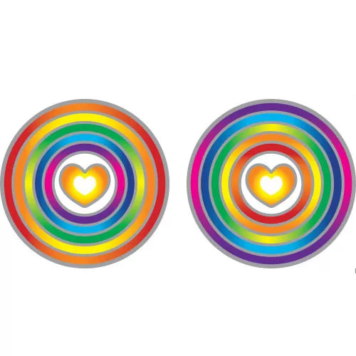 Rainbow Hearts Sunlights