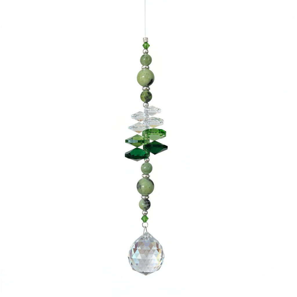 Serpentine Crystal Drop