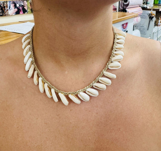 Cowrie Shell Choker