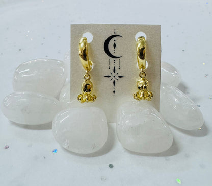 Gold Octopus Earrings