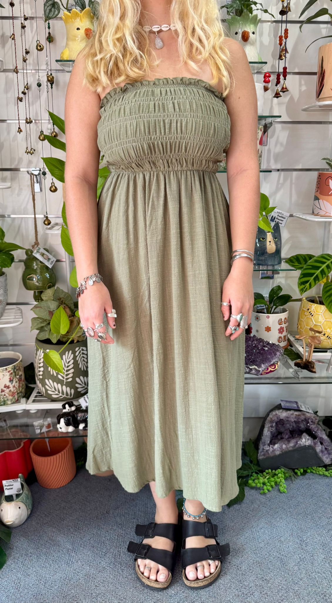 Maddy Dress Green