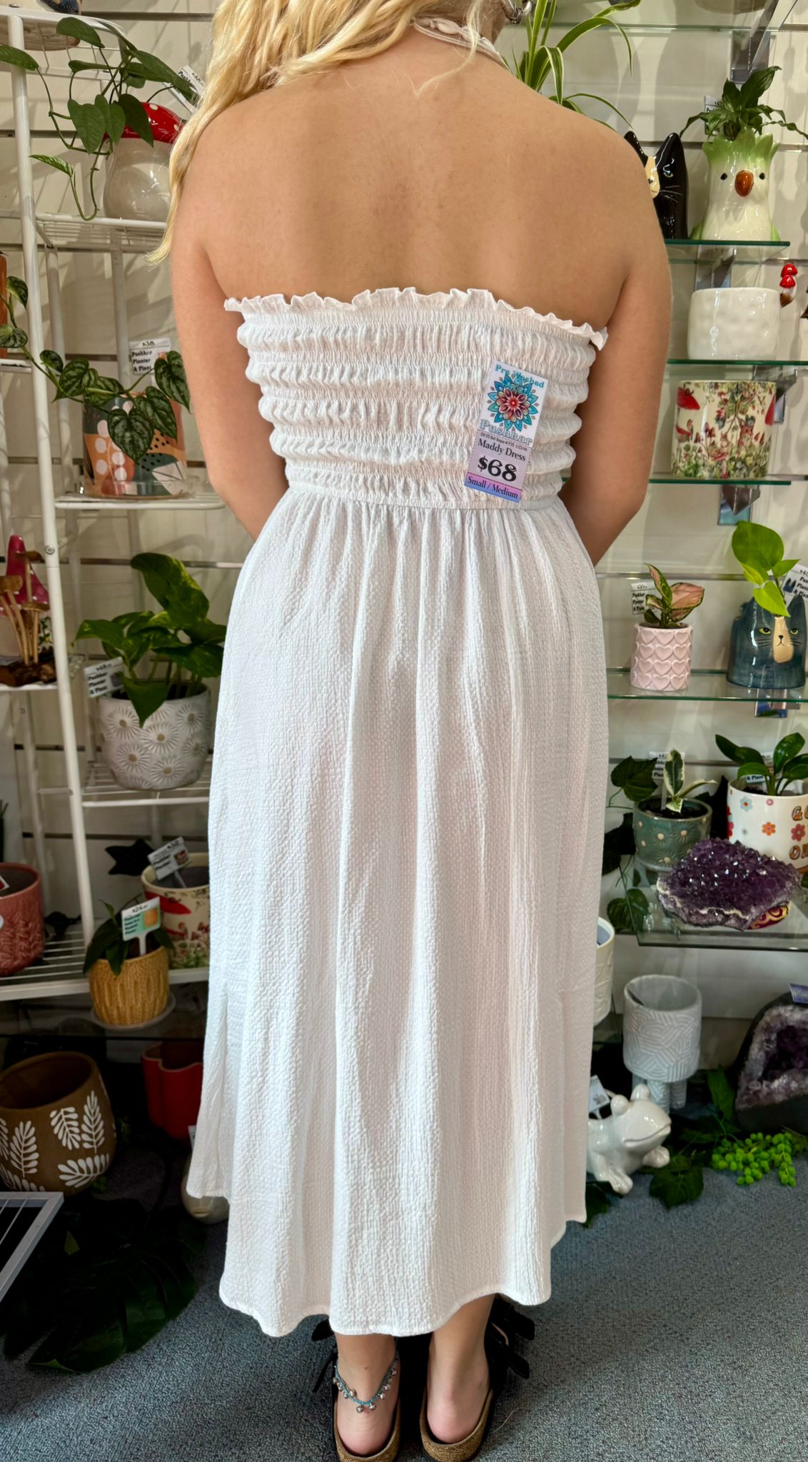 Maddy Dress White