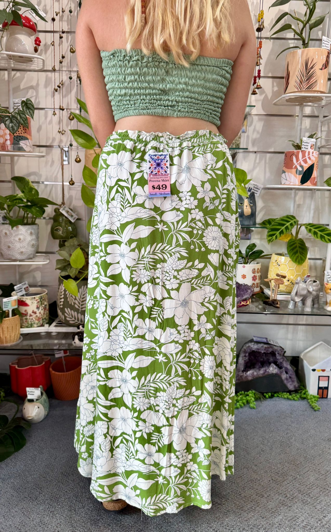 Preena Skirt Green