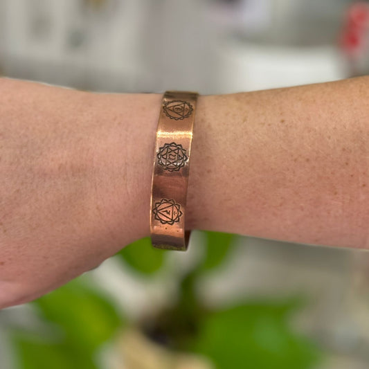 Copper Bracelet Chakras