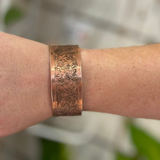 Copper Bracelet Dragons
