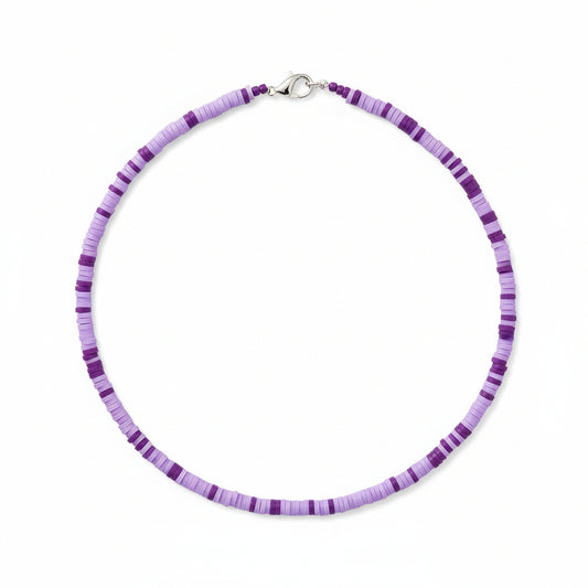 Dark Purple Polymer choker