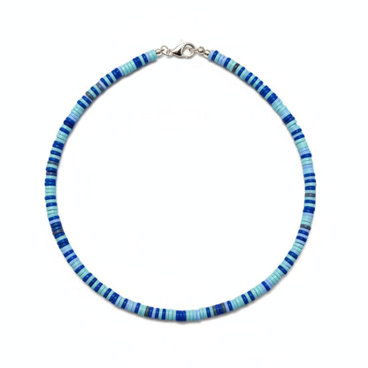 Dark blue Polymer choker