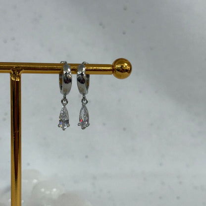 Silver Teardrop Earrings