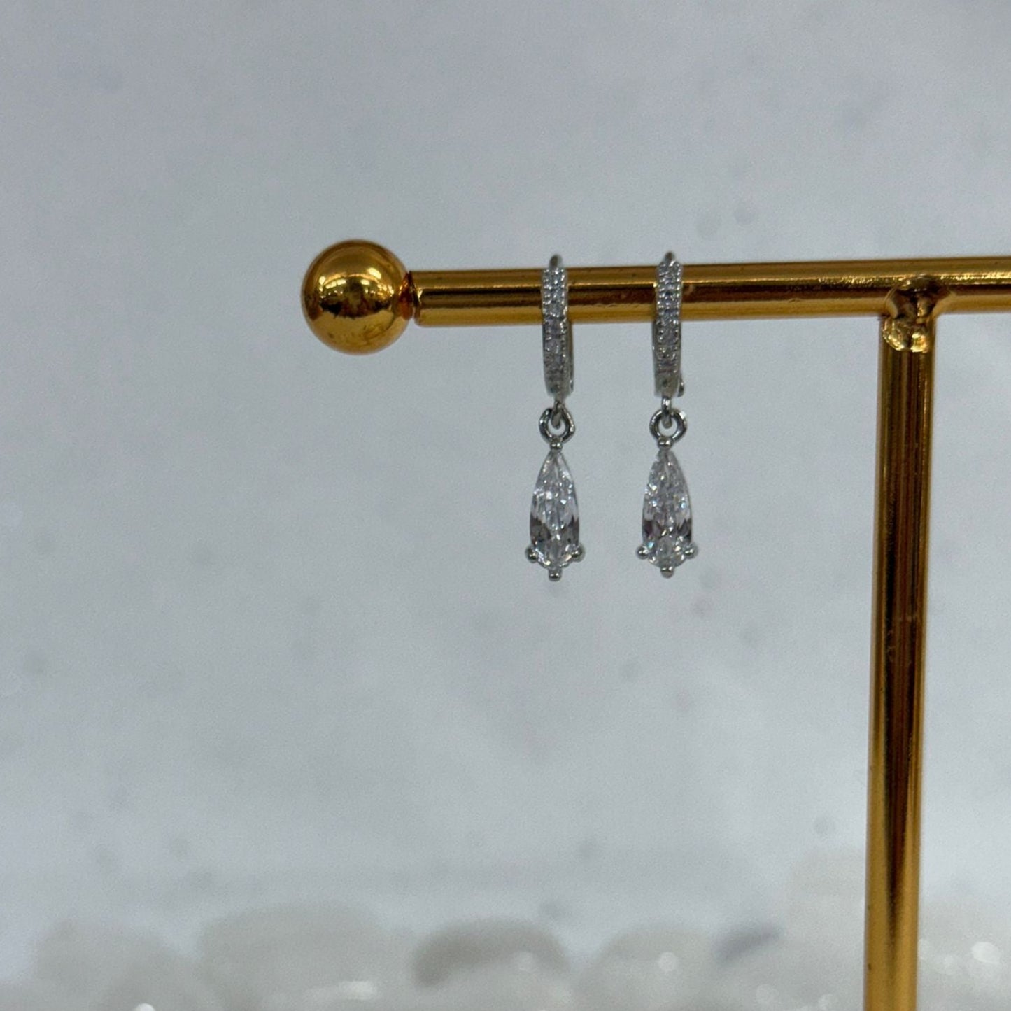 Silver Teardrop Earrings