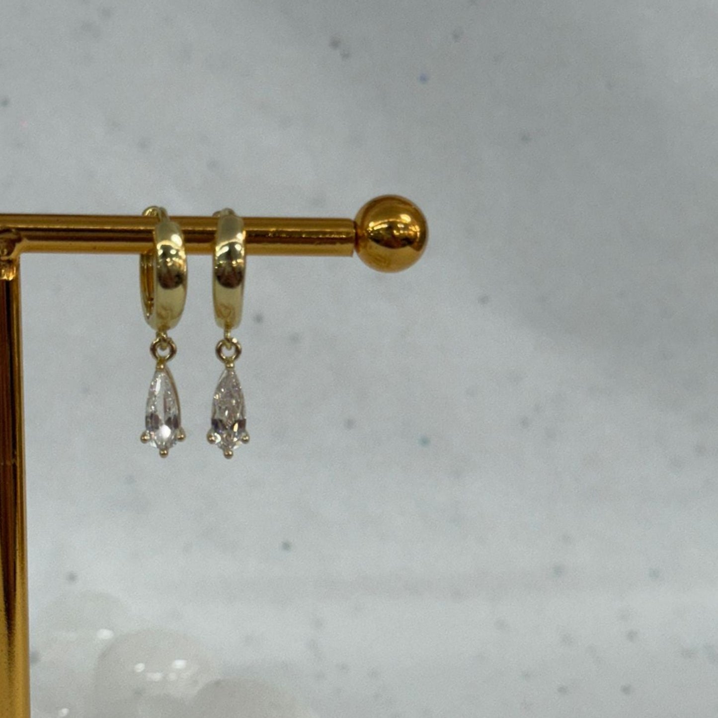 Gold Teardrop Earrings