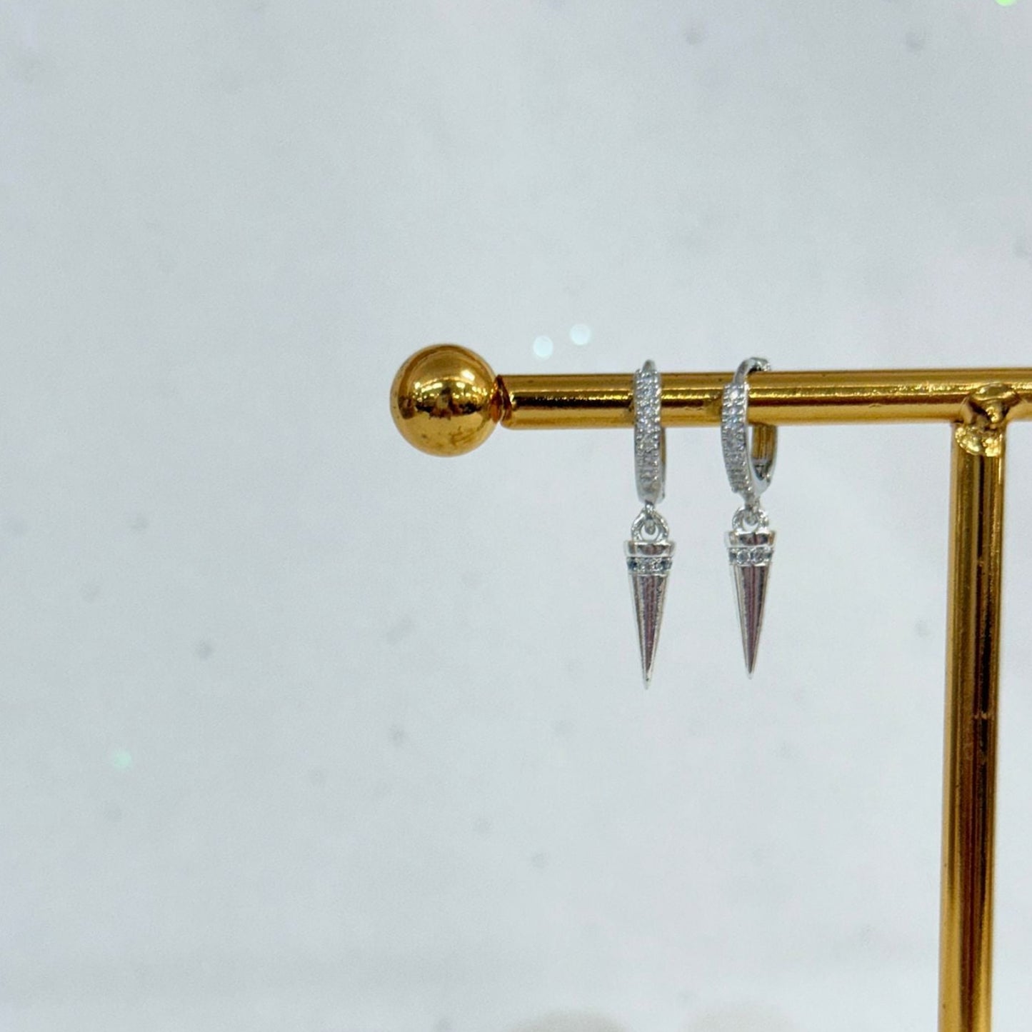 Silver Spike Earring
