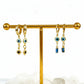 Gold Evil Eye Drop Earrings