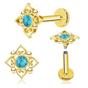 Filigree Square Gold