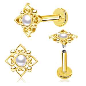 Filigree Square Gold