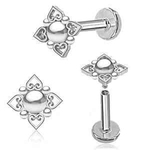 Filigree Square Silver