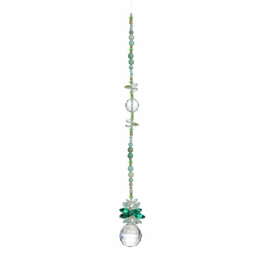 Green Amazonite Crystal Drop