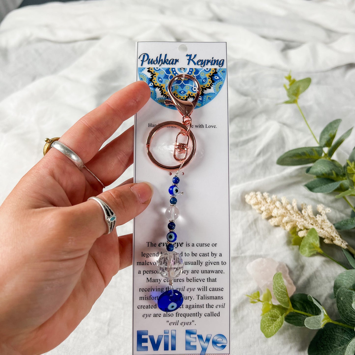 Evil Eye Key Ring