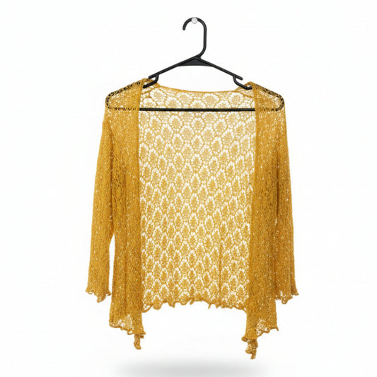 Mustard knitted Cardigan