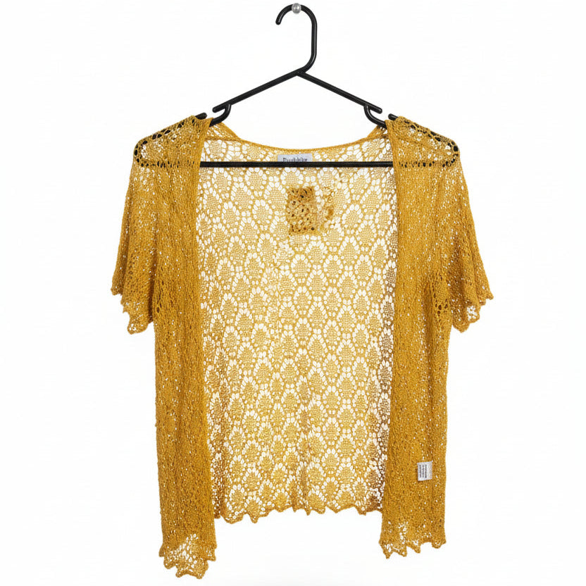 Mustard knitted Cardigan