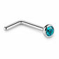 Peridot Surgical Steel Stud