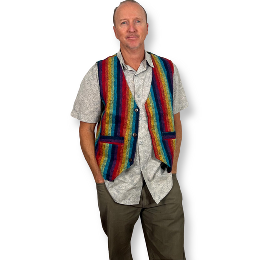 Hippie Rainbow Vest