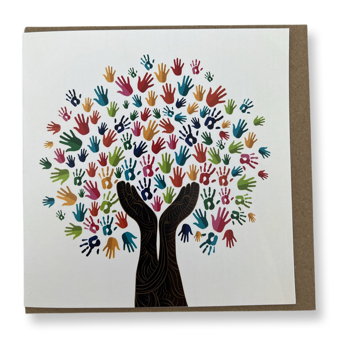 Tree Of Hands Card