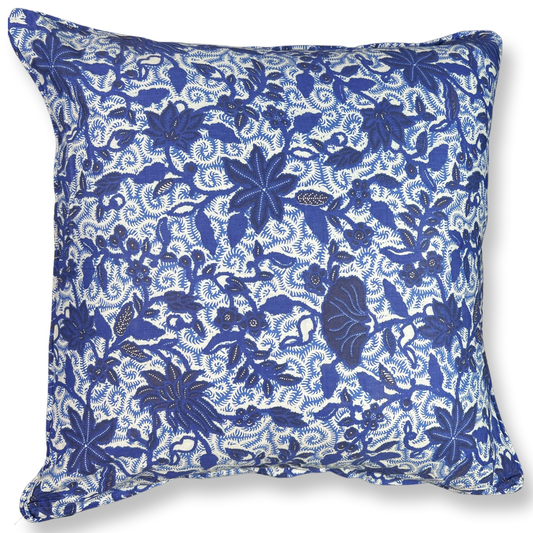Batik Blue Cushion Cover