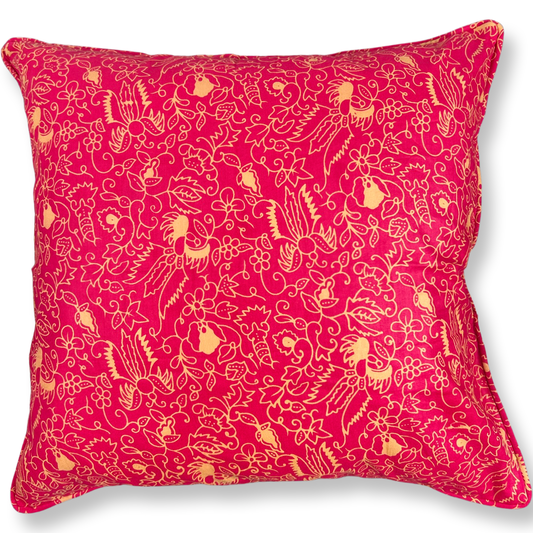 Batik Pink Cushion Cover