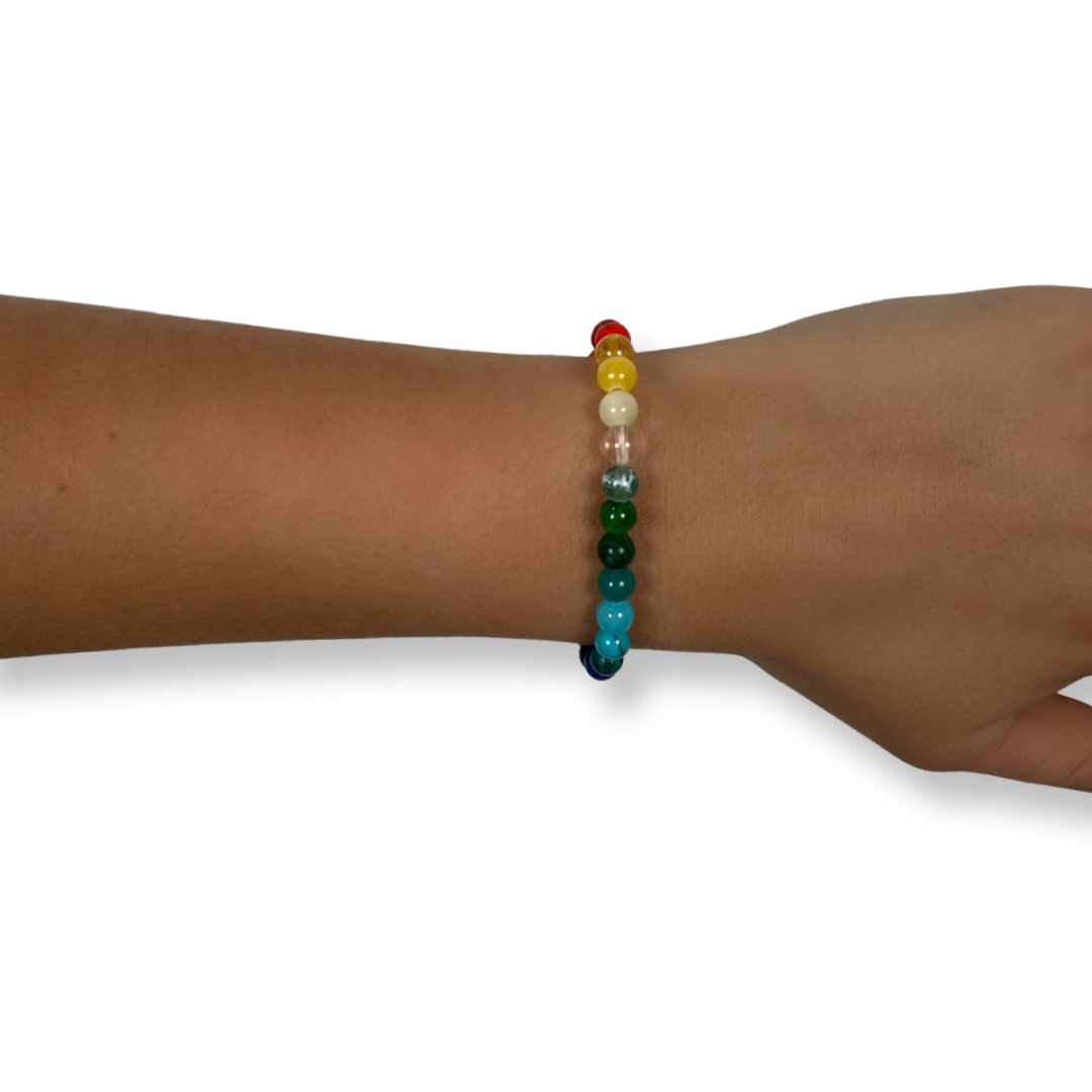 Rainbow Beads Bracelet Pushkar