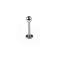 Silver Labret Bar 16 Gauge