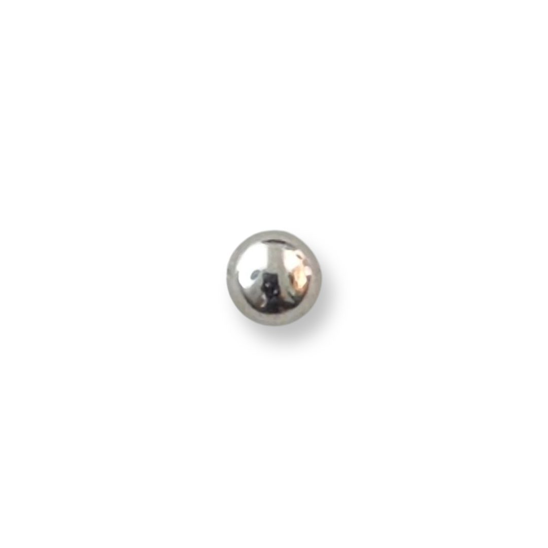 Silver Ball Large Surgical Steel Stud